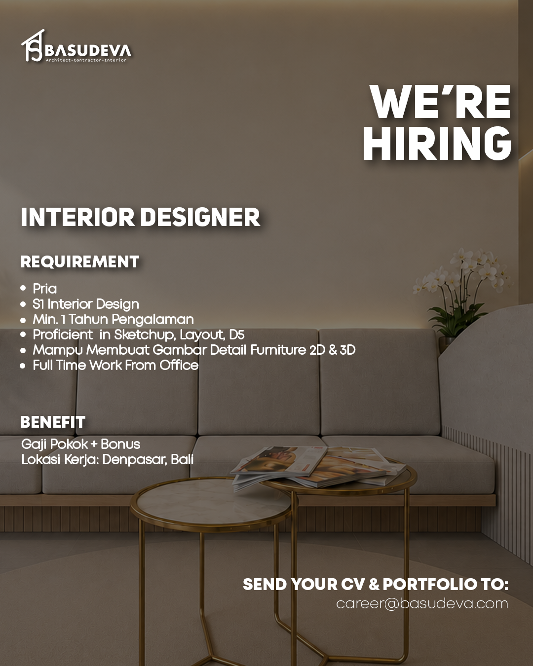 Poster Interior Designer di Basudeva Group 1